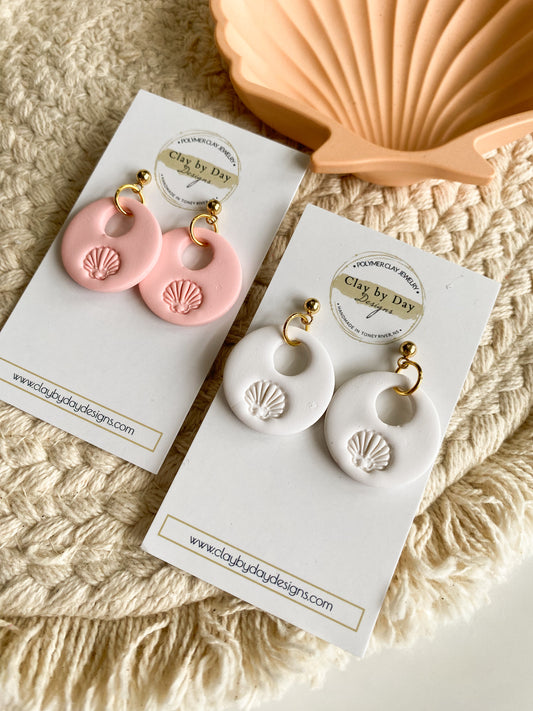 Shell Imprint Dangle Earring