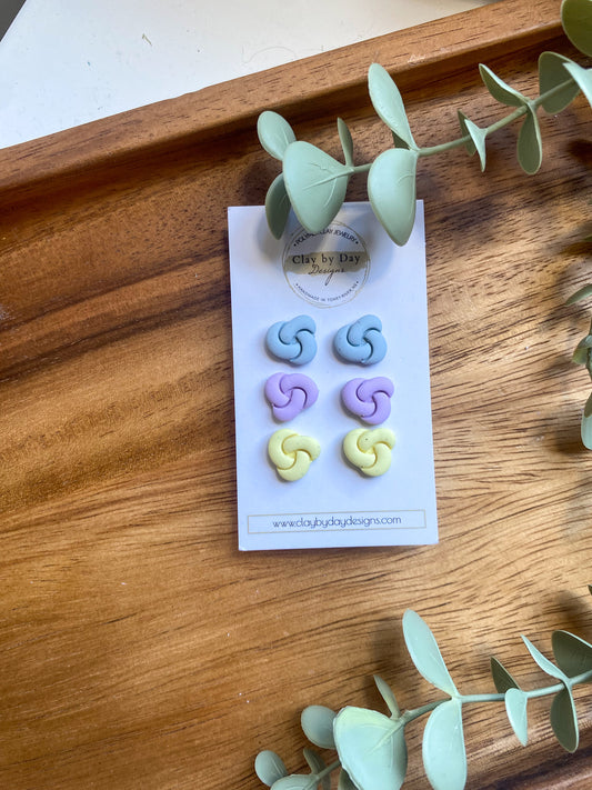 Spring Knot Studs