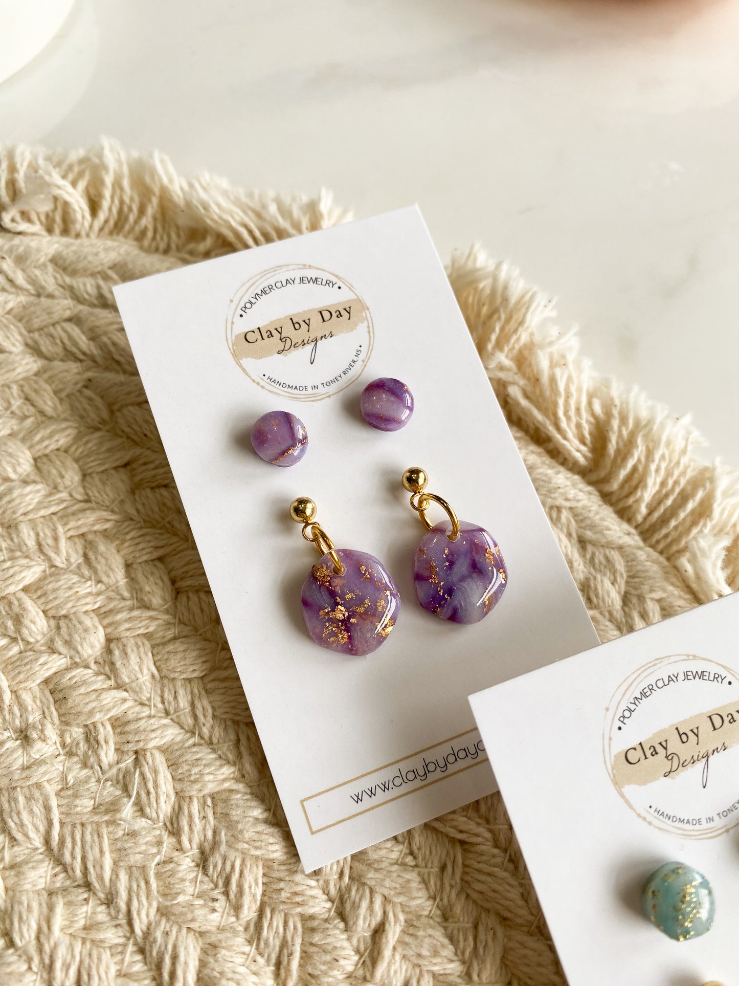Matching Stud & Dangle Set
