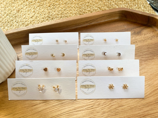 Gold Plated Mini Studs