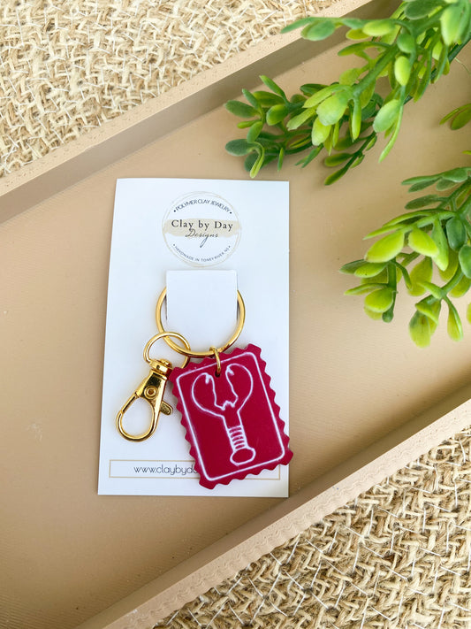 Red Lobster Keychain