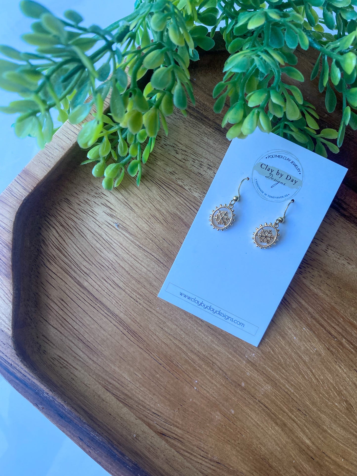 Gold Snowflake Charm