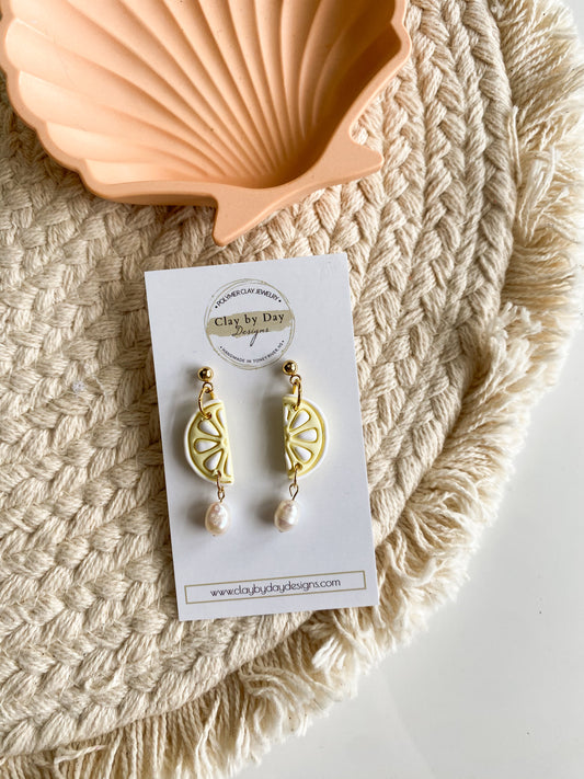 Lemon with Freshwater Pearl