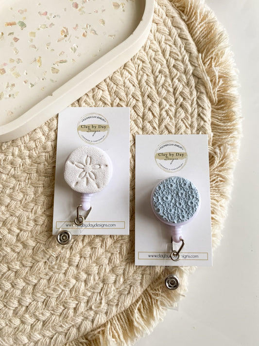 Hospital Badge Reel - Assorted Clay