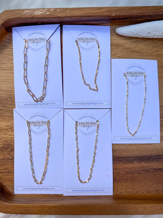 Simple Gold Plated Necklaces