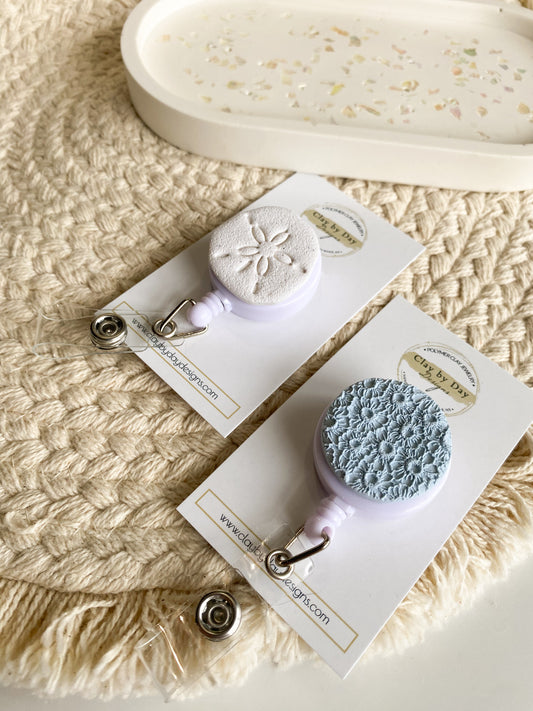 Hospital Badge Reel - Assorted Clay
