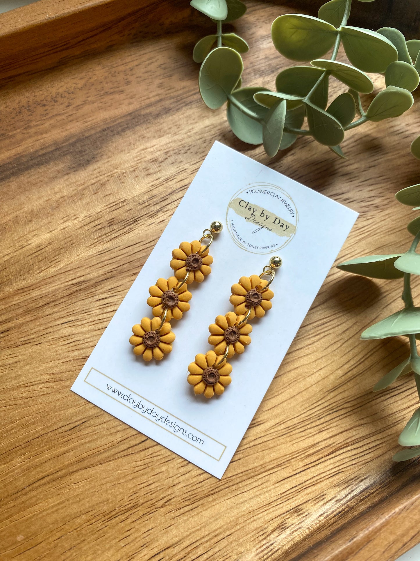 Sunflower Dangle Trio
