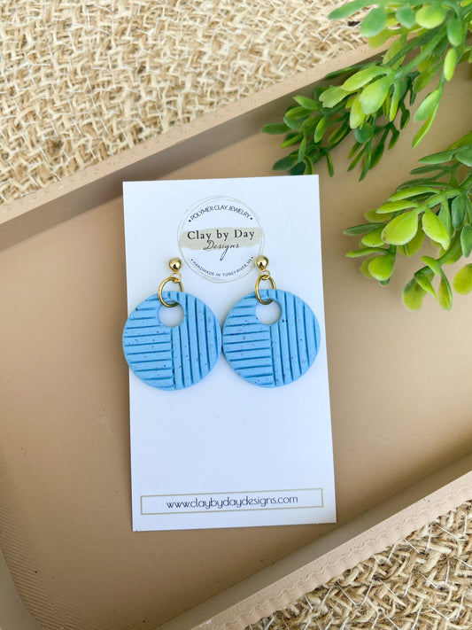 Blue Speckled Dangle