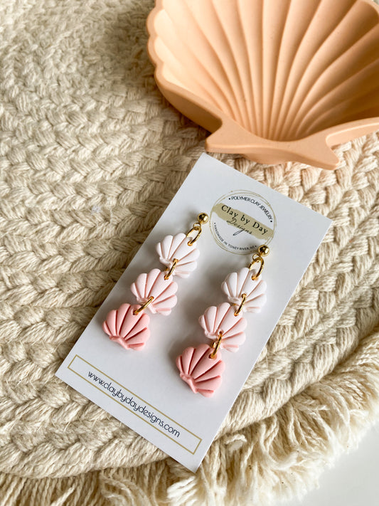 Ombré seashell - pink