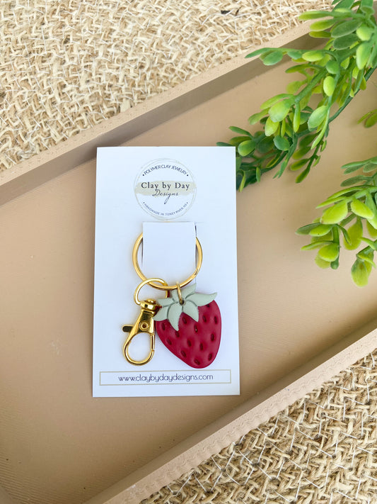 Strawberry Keychain