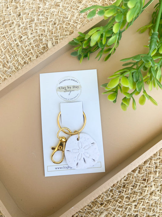 Sand Dollar Keychain