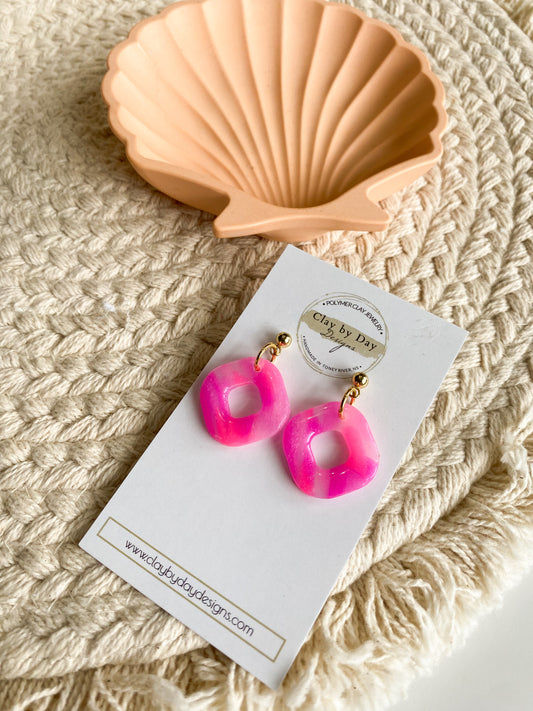 Fluorescent Pink Dangle