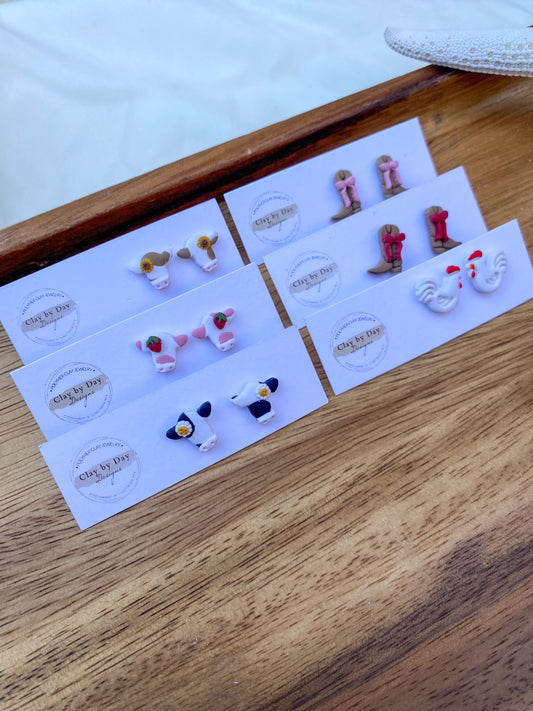 Western Single Stud Earrings