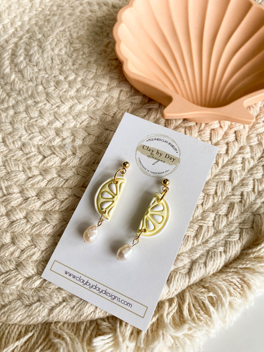 Lemon with Freshwater Pearl