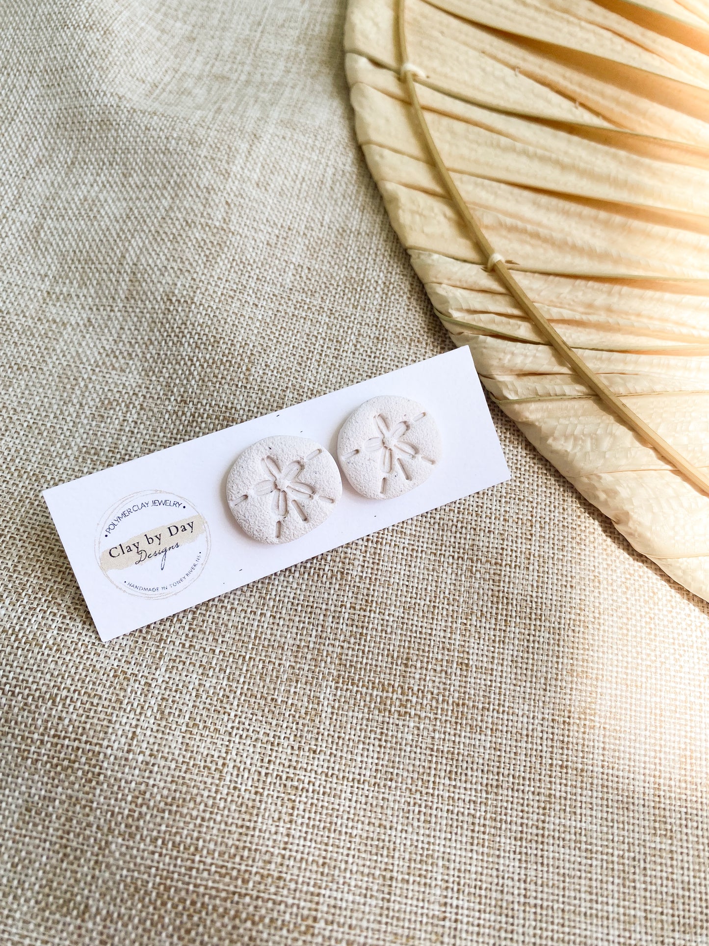 Sand Dollar Stud Earring