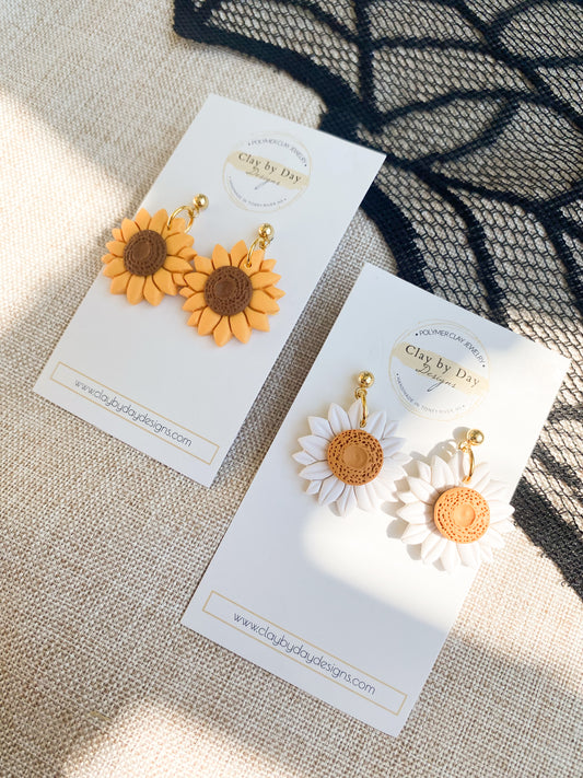 Sunflower or Daisy Dangle Earring