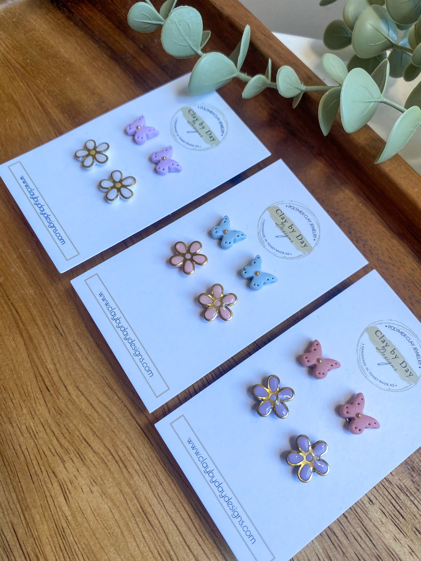 Butterfly & Flower Studs
