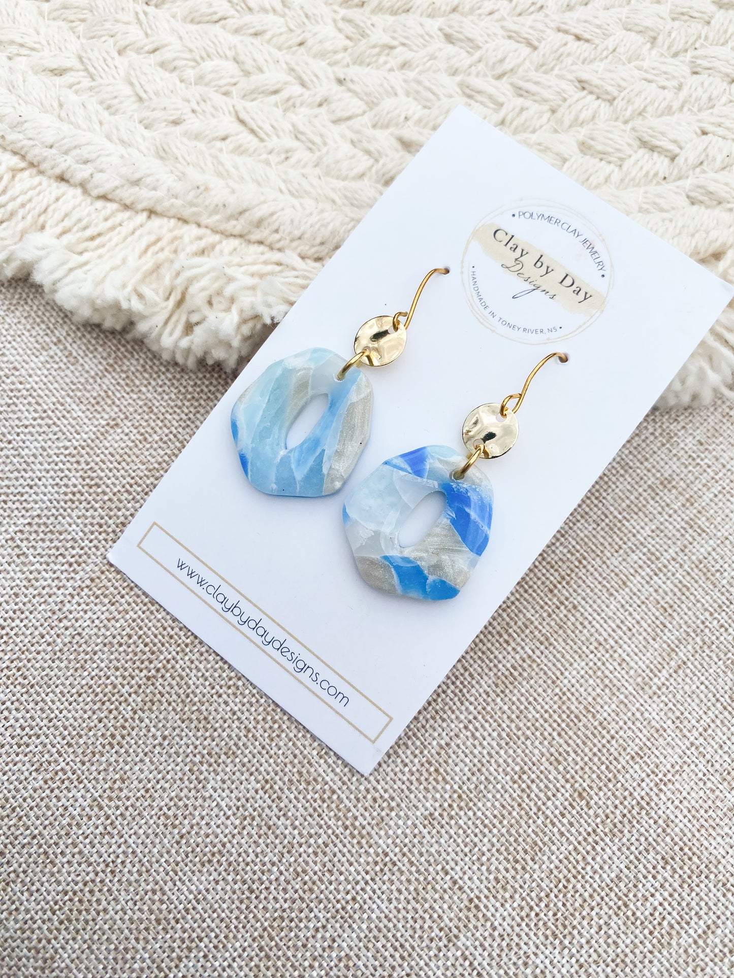 Blue-Translucent Dangle