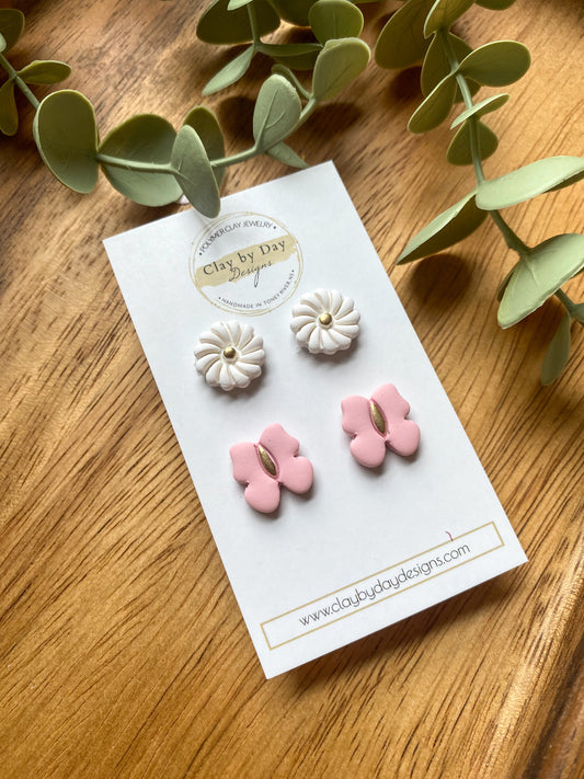 Butterfly & White Daisy