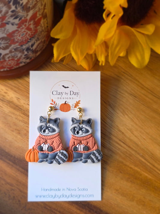 Cozy Harvest Raccoon