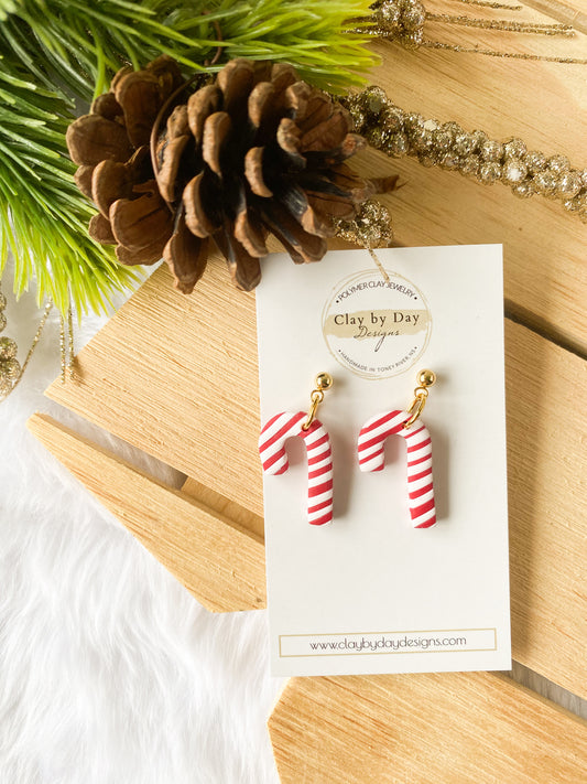 Candycane Dangle Earring