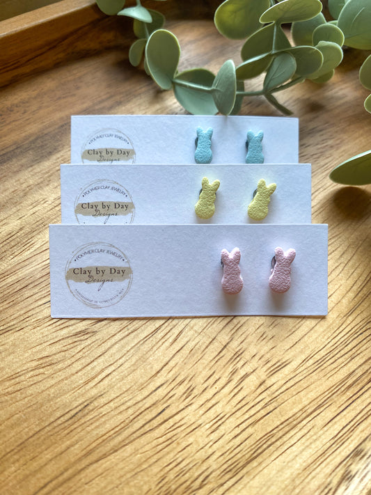 Bunny Peeps Studs