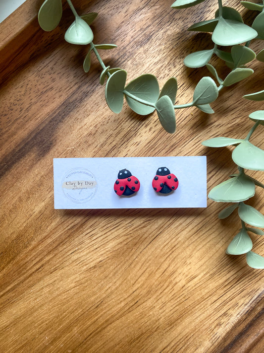 Ladybug Studs