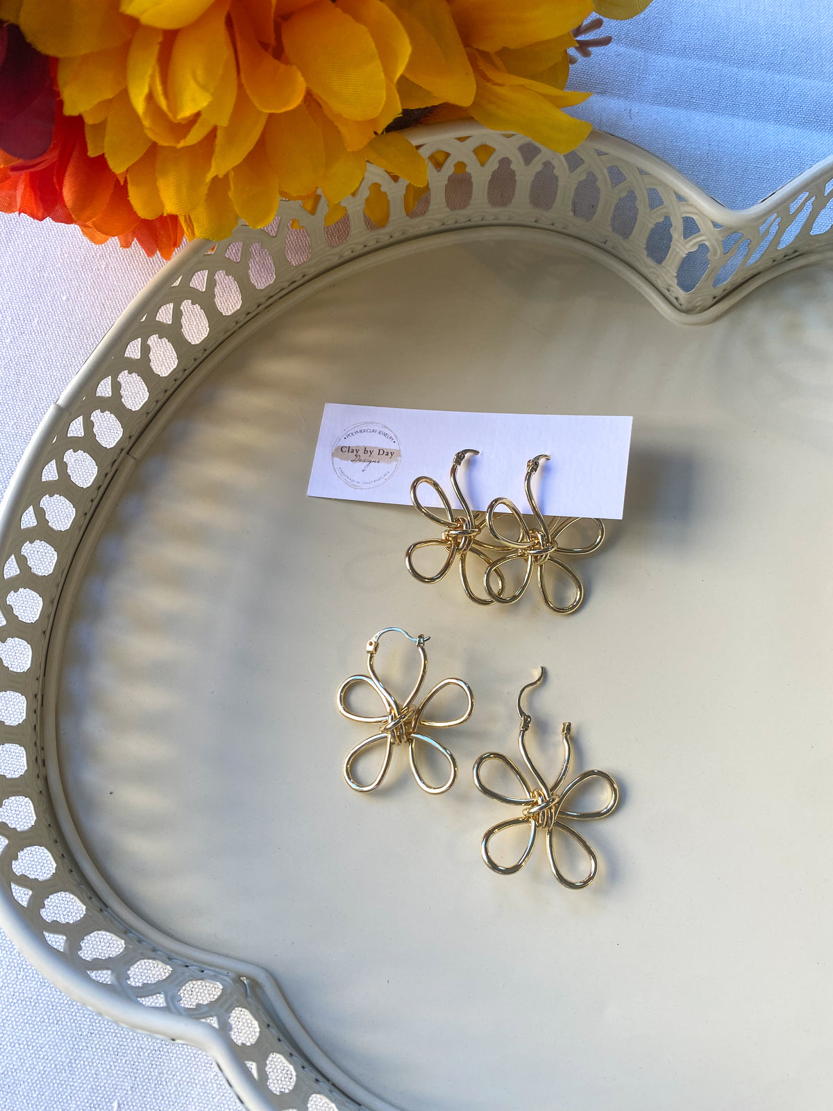 Gold Plated Flower