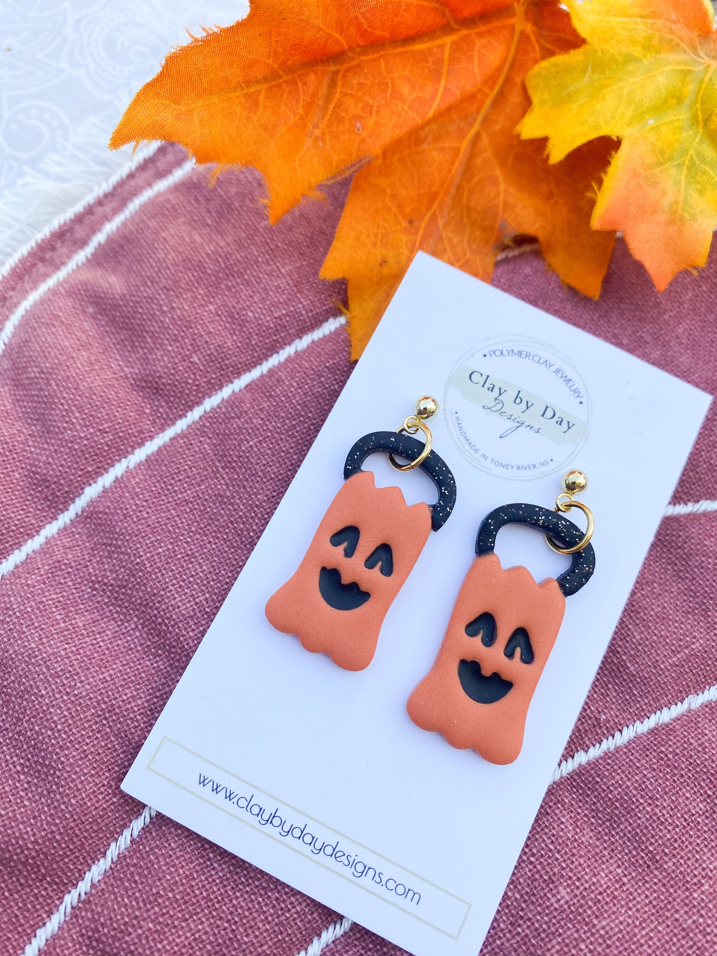 Halloween Treat Bag Dangle Earring