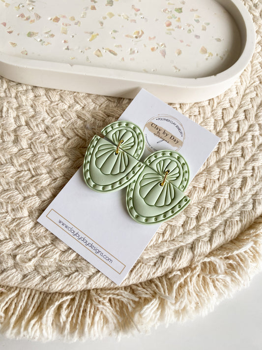 Green Beachy Dangle
