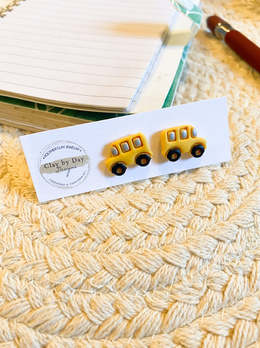 School Bus Stud Earring