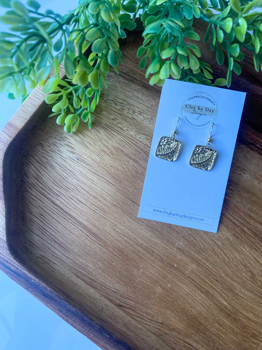 Gold Plated Leaf Charm