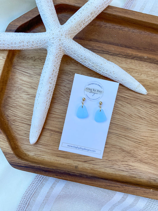 Blue “sea glass”