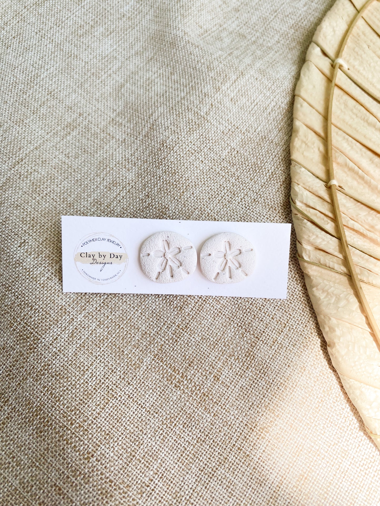 Sand Dollar Stud Earring