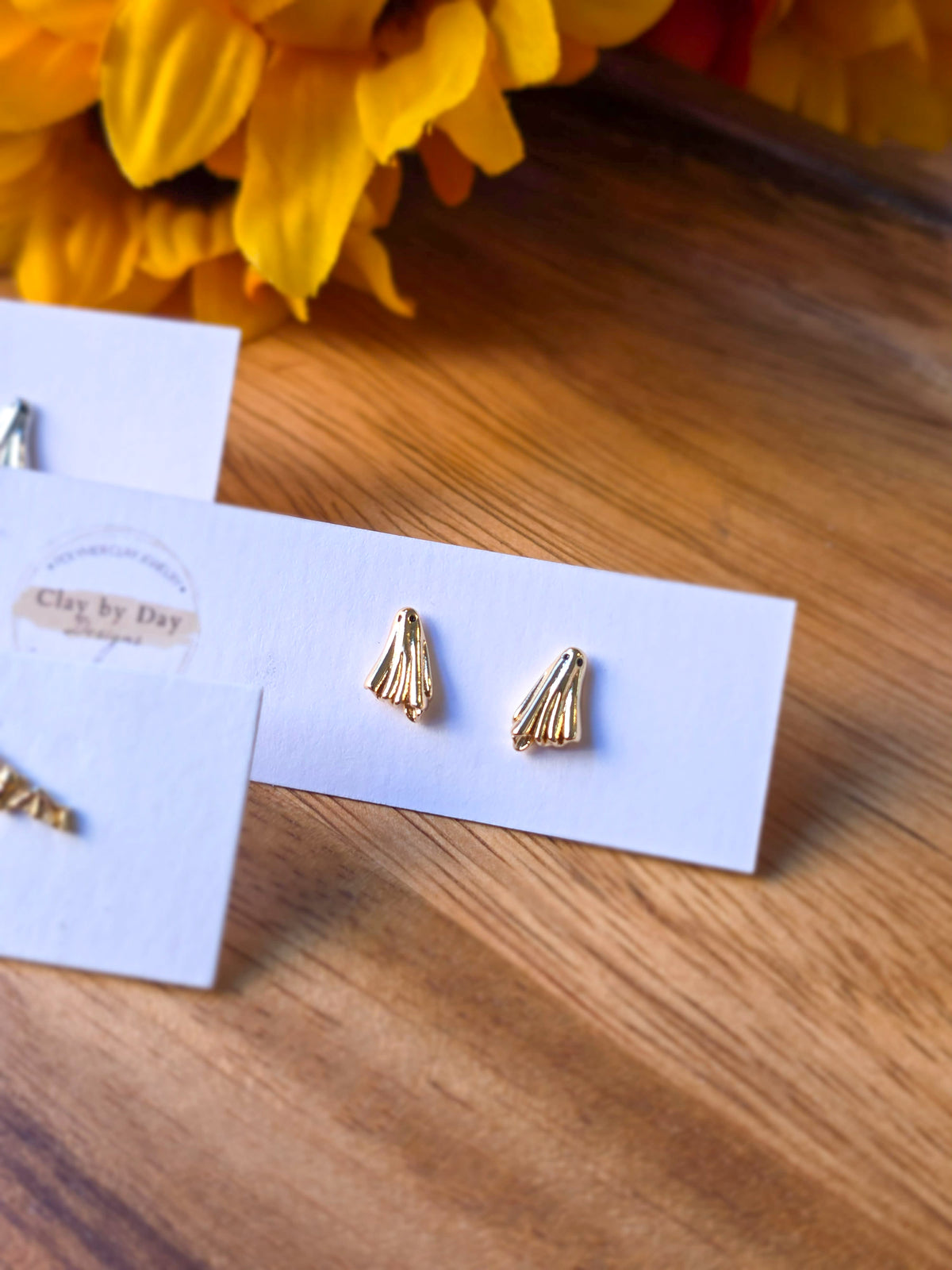Gold Spooky Studs