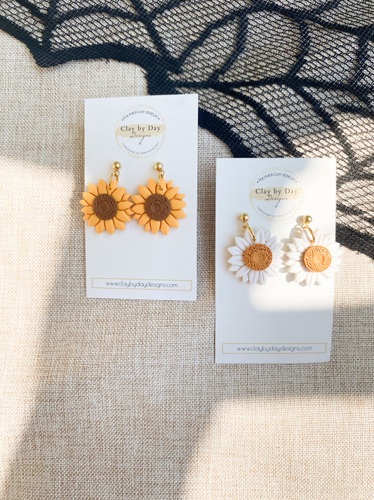 Sunflower or Daisy Dangle Earring