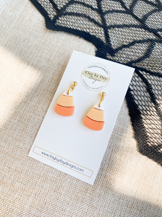 Candycorn Dangle Earring