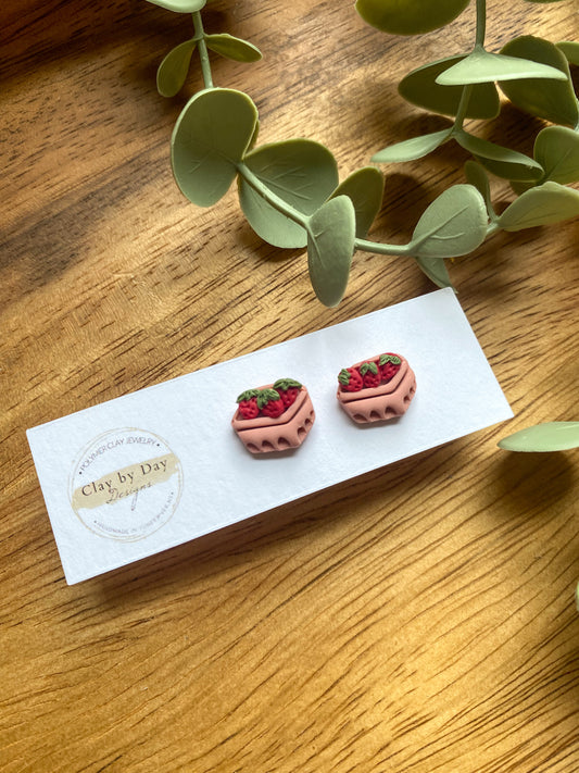 Strawberry Market Basket (pink)