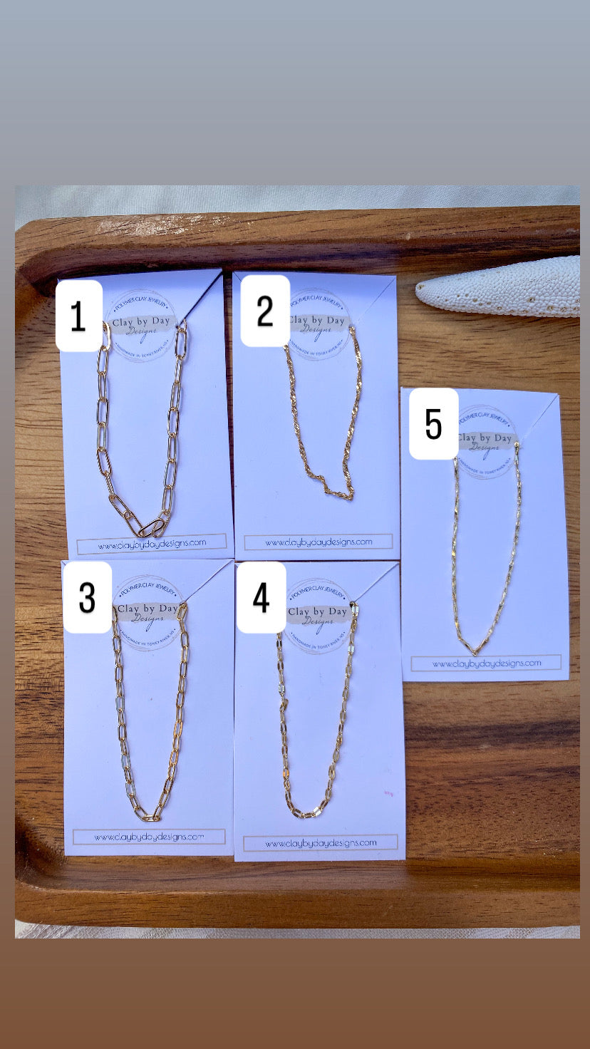 Simple Gold Plated Necklaces