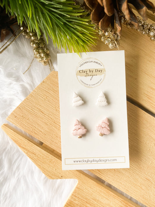 Pastel Tree Studs