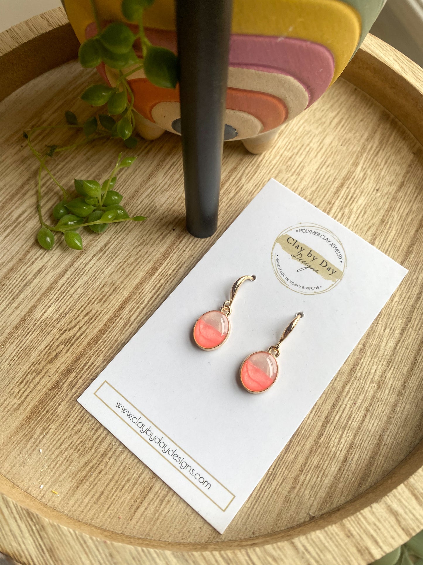 Opal French Hoop