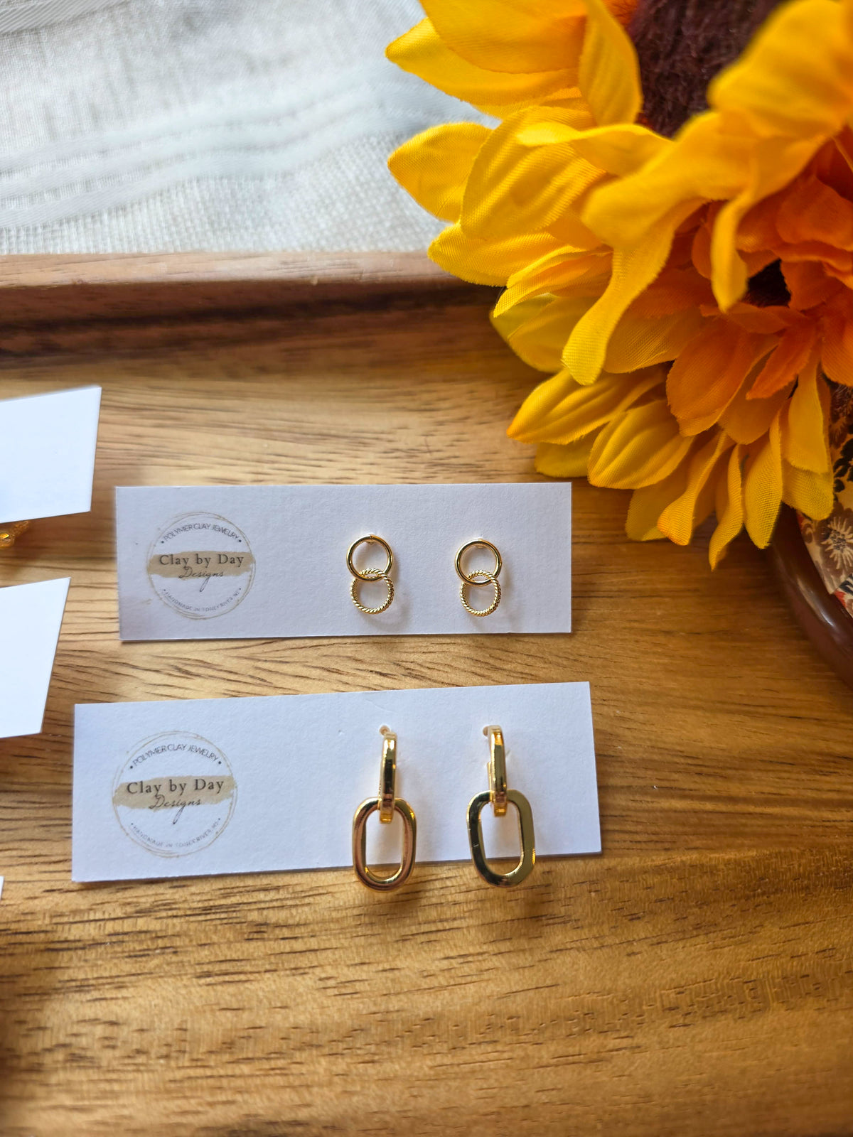 Gold Plated Hoops & Huggies - Lot 2