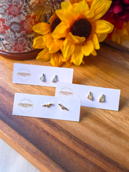 Gold Spooky Studs