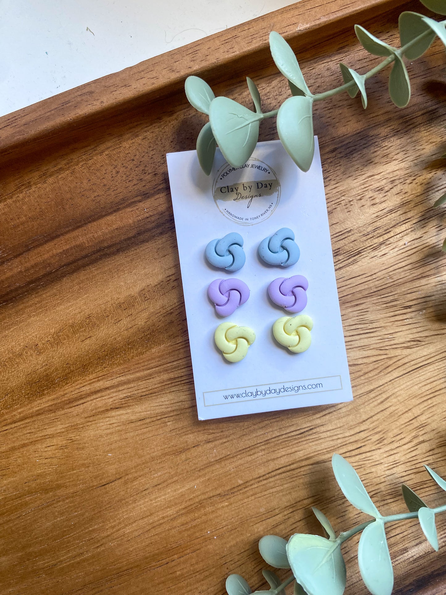 Spring Knot Studs