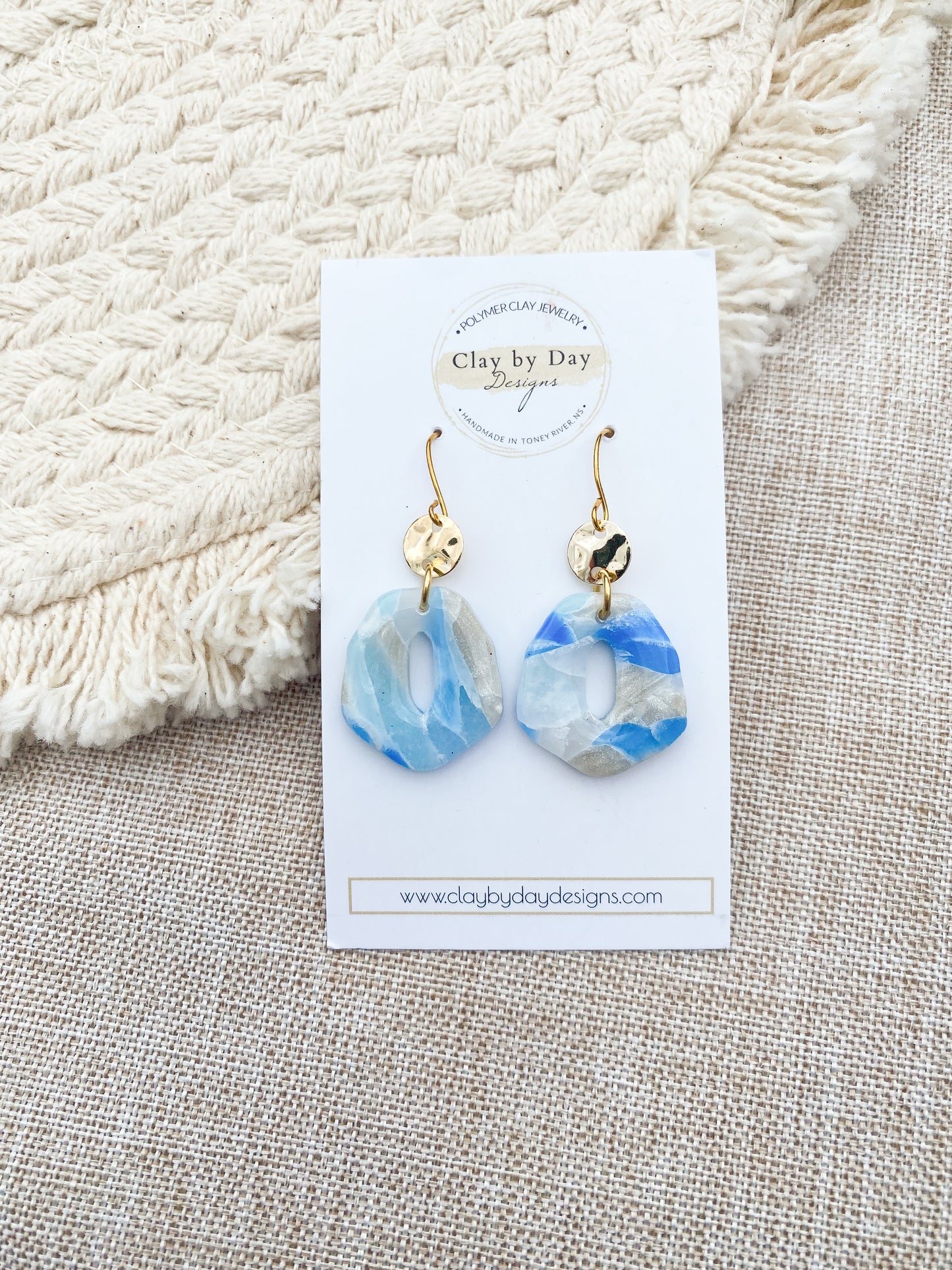 Blue-Translucent Dangle