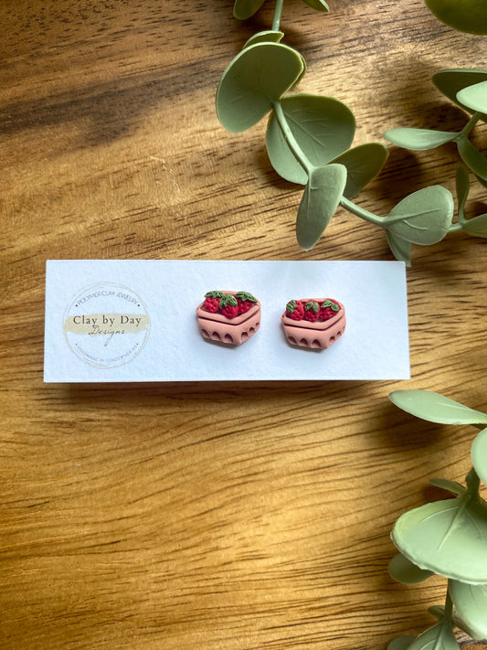 Strawberry Market Basket (pink)