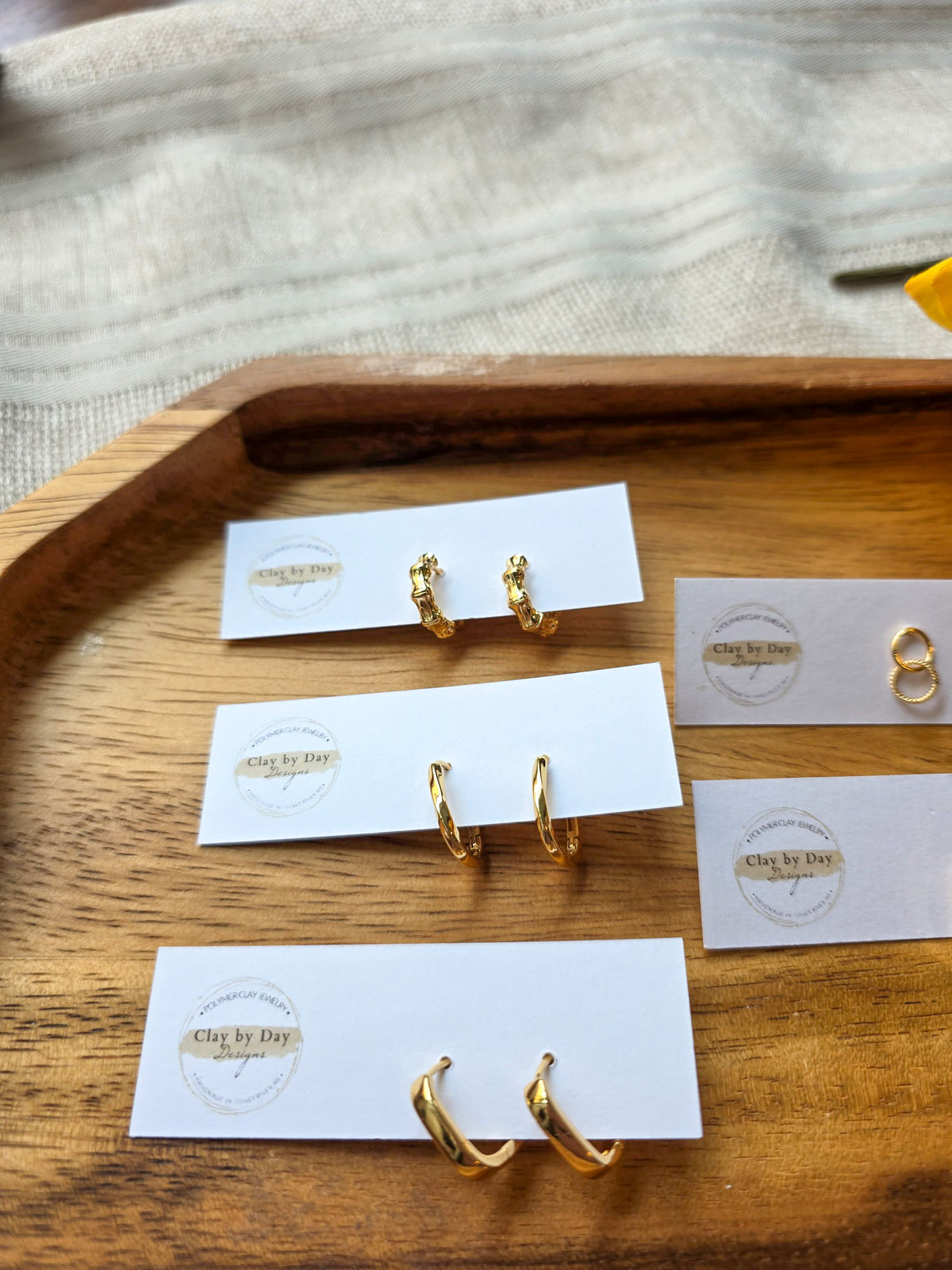 Gold Plated Hoops & Huggies - Lot 2