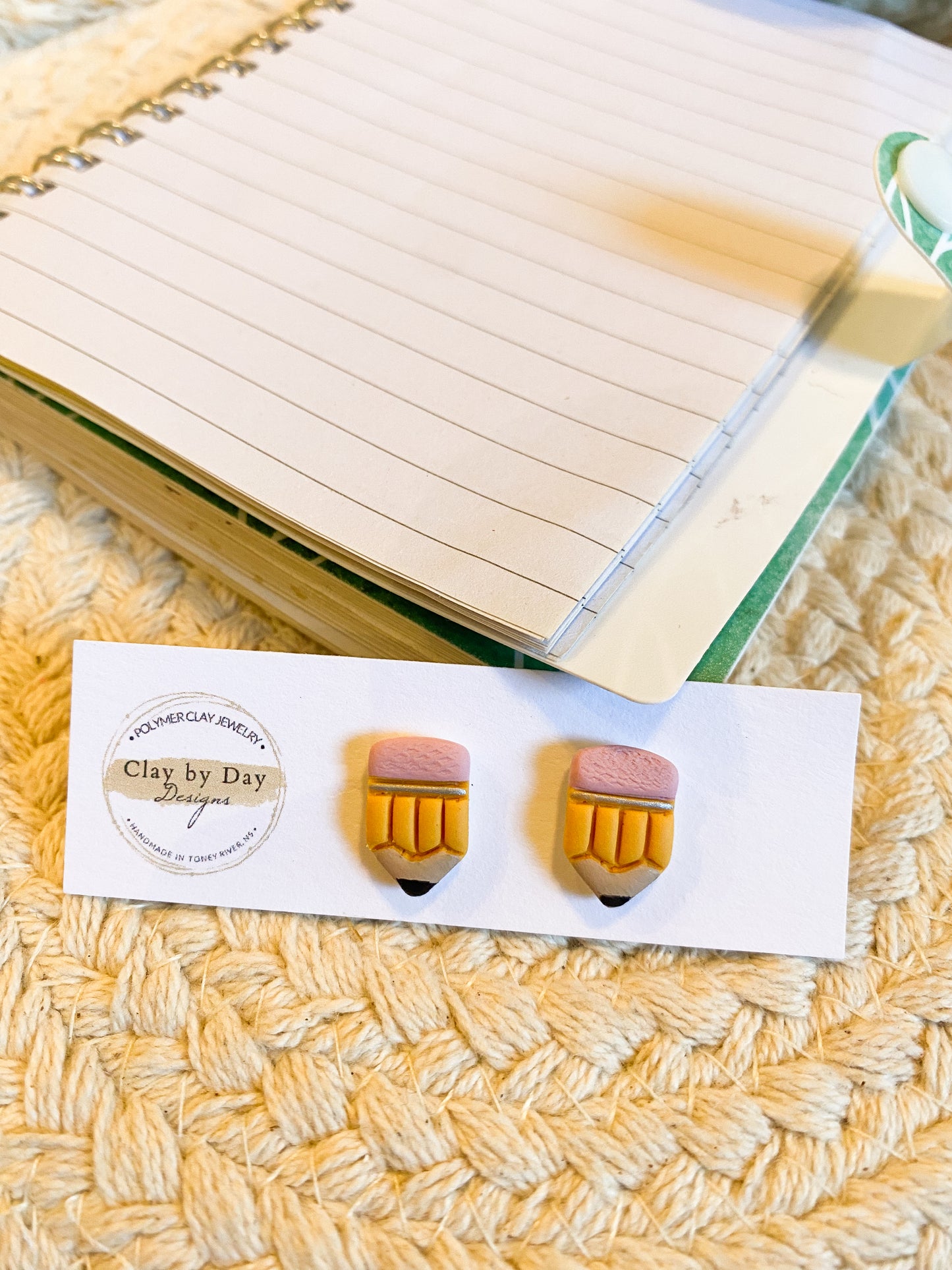 Mini Pencil Stud Earring