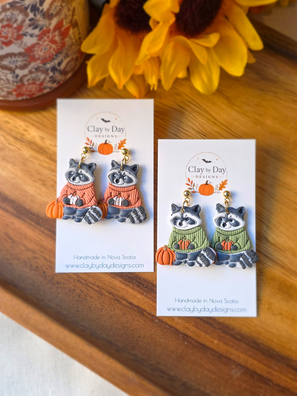Cozy Harvest Raccoon